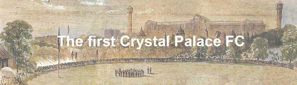 The old Crystal Palace cricket field with Crystal Palace in the background